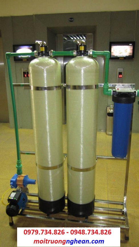 Xử lý nước nhiễm phèn bằng cột lọc composite