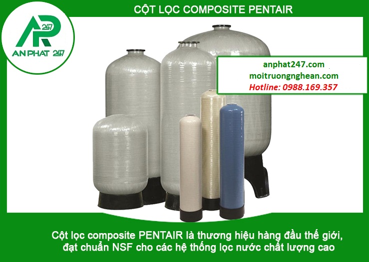 Cột lọc nước Composite Pentair
